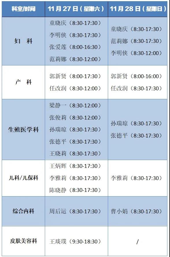 1月27日、28日专家门诊安排 ▏今晚7点妇科专家直播(图2) 1月27日、28日专家门诊安排 ▏今晚7点妇科专家直播(图2)